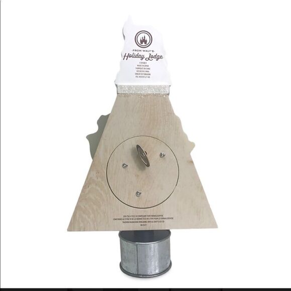 NIB Disney Holiday Decor - Mickey And Minnie Spinning Musical Tabletop Tree - Picture 2 of 5